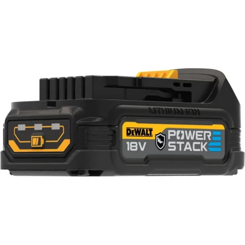 DeWALT Powerstack Battery DCBP034G, 18 Volt 1.7Ah black, housing protection against chemicals, acids and fuels