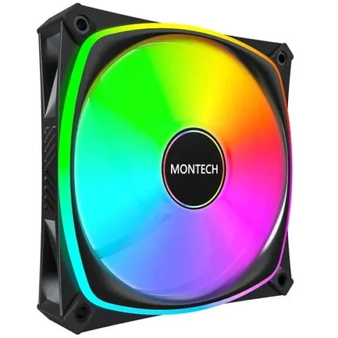 Montech Ventilator RX120 PRO PWM Reverse ARGB 120mm Negru