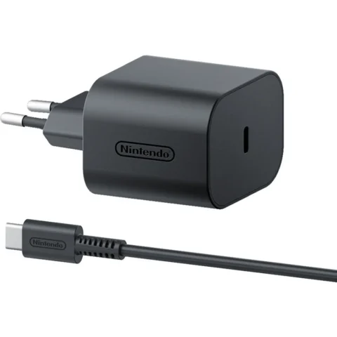 Nintendo Switch 2 – Power adapter black, 1.5 meter cable, USB-C