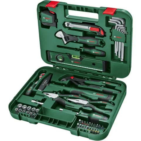 Bosch Powertools Advanced Hand Tool S, 52 pieces (green, with tool case)