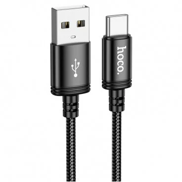 Hoco Cablu Date si Incarcare USB-A – USB-C X91 60W 3m Negru