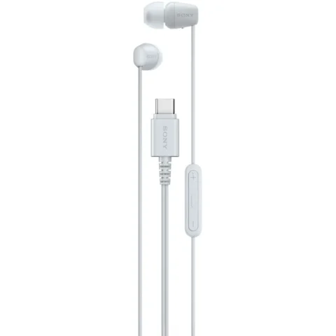 Sony Casti Intraauriculare IER‑EX15C cu Microfon USB‑C Alb