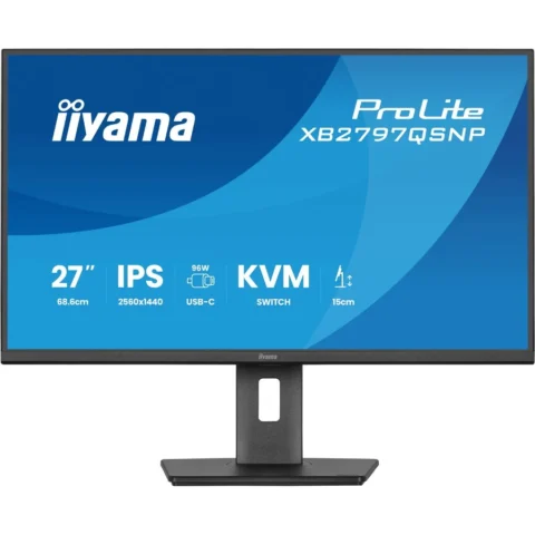 Iiyama Monitor 27inch ULTRA THIN IPS PANEL 2560X1440 Negru