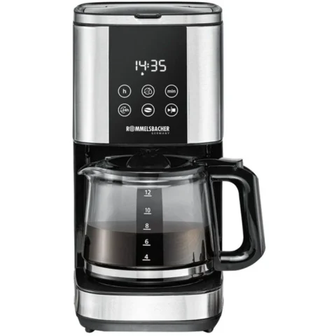 Rommelsbacher Cafetiera Sunny FKM 1000, filter machine (stainless steel/black, incl. glass jug)