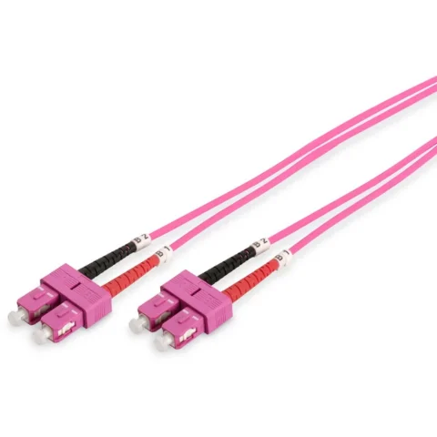 Assmann Cablu Fibra Optica SC – SC OM4 2m Pink