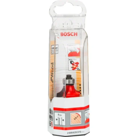 Bosch Powertools Bosch rounding cutter Expert for Wood, radius 7.9mm (shank 8mm, double-edged, starting ball bearing)