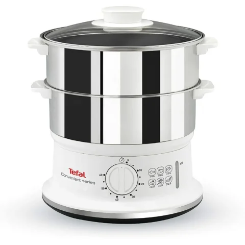 Tefal Convenient Series VC1451, steamer (stainless steel / white)