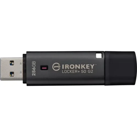 Kingston Memorie USB IronKey Locker+ 50 G2 256GB USB 3.0 Anthracite