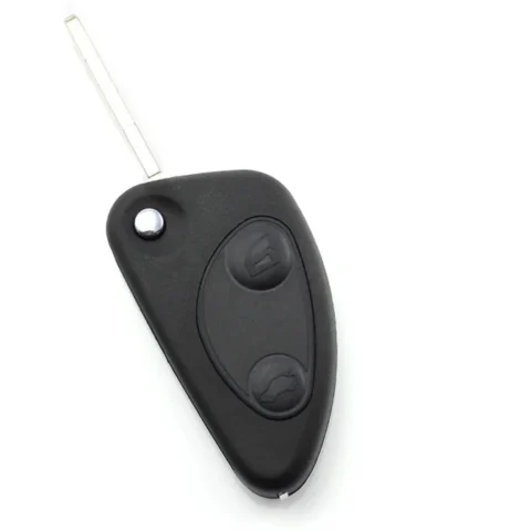 Carguard Carcasa pentru Cheie Alfa Romeo Tip Briceag cu 2 Butoane Negru