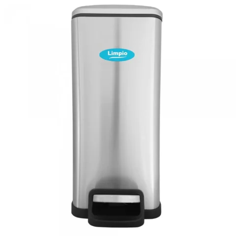 Limpio Cos de Gunoi CXR-10L Inox 10L Inchidere Lenta Gri