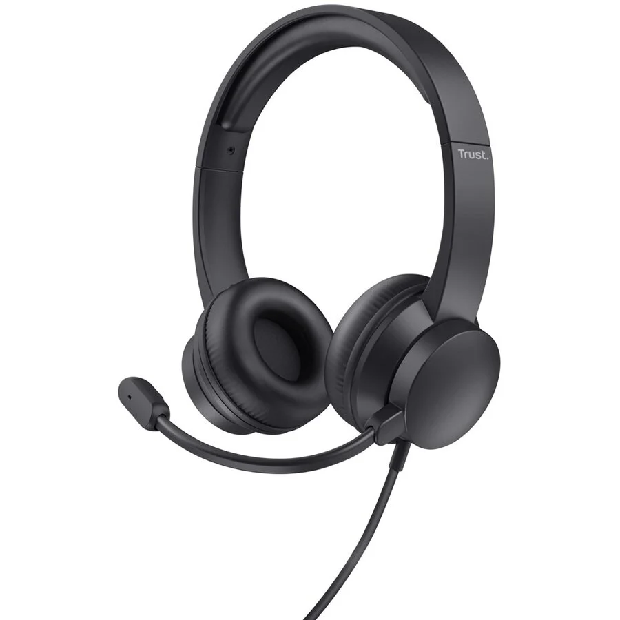 Trust Casti HS-201 cu Fir Office/Call Center USB Type-A Black
