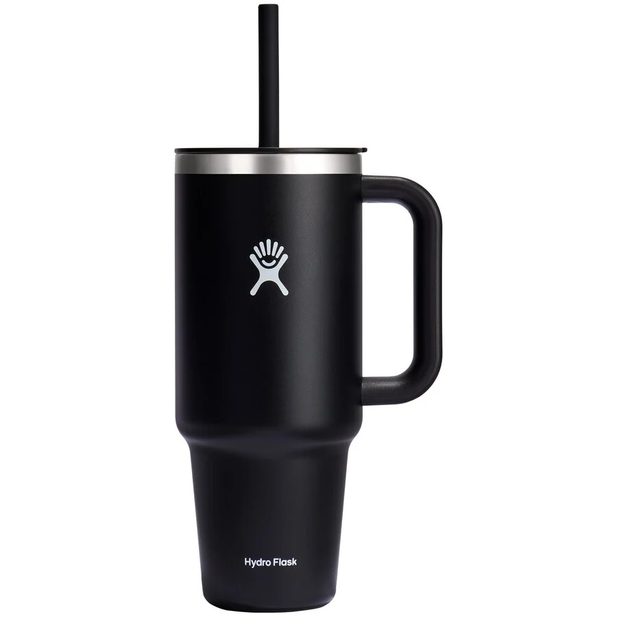 Hydro Flask Pahar Termos cu Pai si Maner All Around Travel TT40PS001 Inox 1.18L Negru
