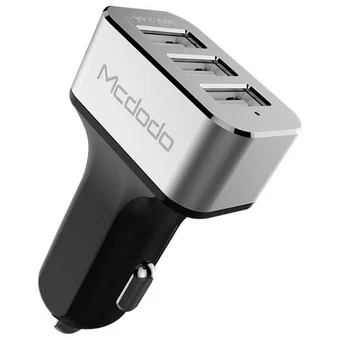 Mcdodo Incarcator auto CC-2231 5.2A Triplu USB Grey