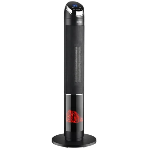 Teesa Aeroterma Turn TSA9017 2 Trepte de Putere Telecomanda Temporizator Afisaj LED 2000W Negru Teesa Aeroterma Turn TSA9017 2 Trepte de Putere Telecomanda Temporizator Afisaj LED 2000W Negru
