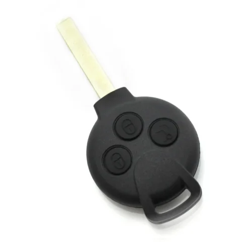 Carguard Carcasa pentru Cheie Smart cu 3 Butoane Negru