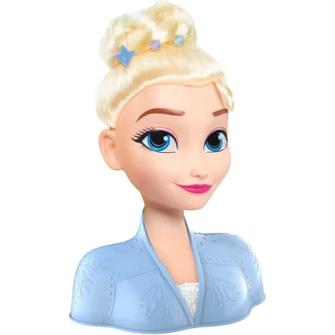 Just Play Disney Frozen 2 Basic Elsa Styling Head, Make-up and Hairdressing Head