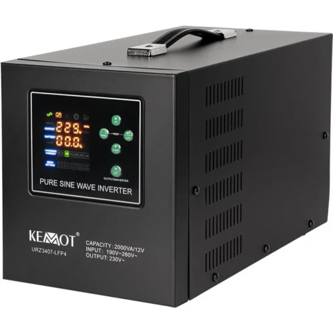 Kemot UPS 2000VA 1200W Black