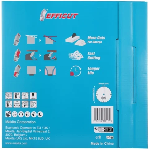 Makita circular saw blade EFFICT E-24848, Ř 415mm, 35Z (bore 30mm, for cordless hand-held circular saws)