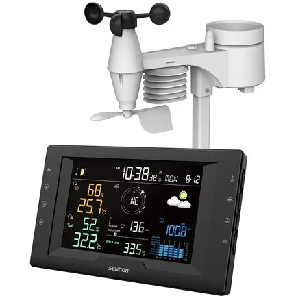 Sencor STATIE METEO PROFESIONALA WIRELESS 5 IN 1