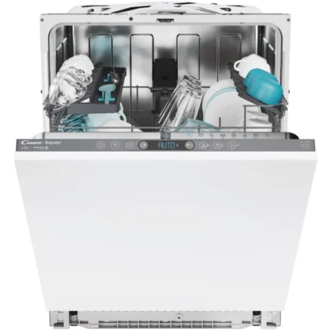 Candy Masina De Spalat Vase Incorporabila Rapido 13 Seturi 8 Programe Clasa C WiFi Motor Speed-Drive Inverter Usa Inteligenta 597x555x818 Alb