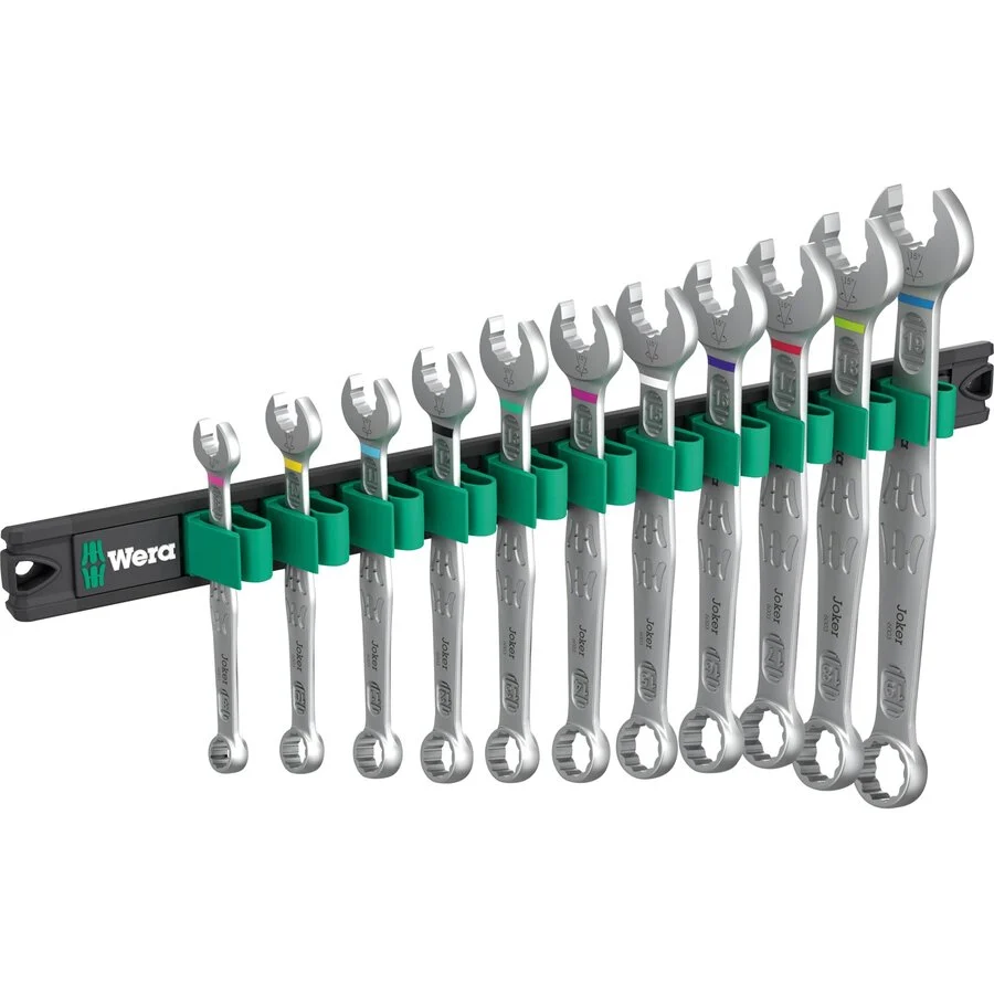 Wera 9640 magnetic strip 6003 Joker 1, 11 pieces, wrench (combination wrench set)