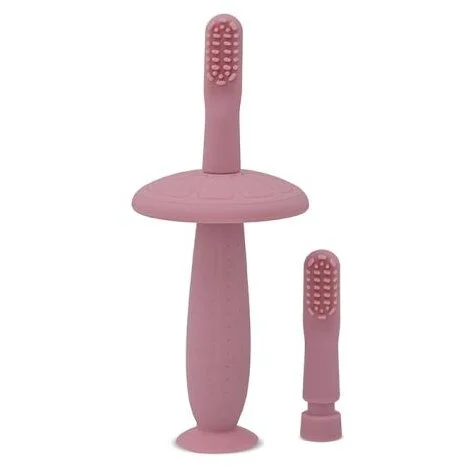 Lorelli Periuta De Dinti Din Silicon Pentru Bebelusi 6 luni+ Roz