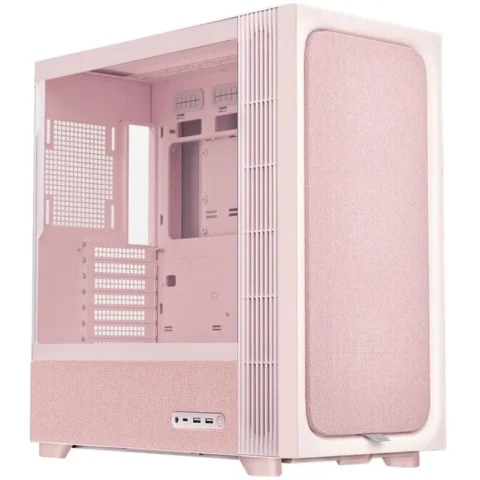 TRYX Carcasa FLOVA F50 Midi-Tower ATX Tempered Glass Roz