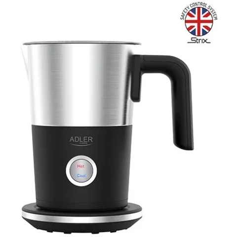 Adler Aparat de Spumat Lapte AD 4497 Max 1000W Negru/Inox