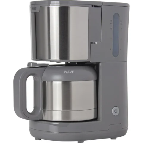 Cafetiera Braun Houshold PurShine KF 1505, 1000 W, 1.2 l, Argintiu 143 din 242