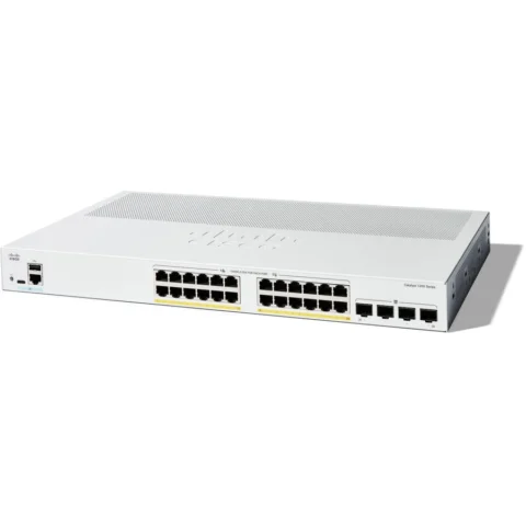 Cisco Switch Catalyst 1200 24-PORT GE POE/4X1G SFP Gri