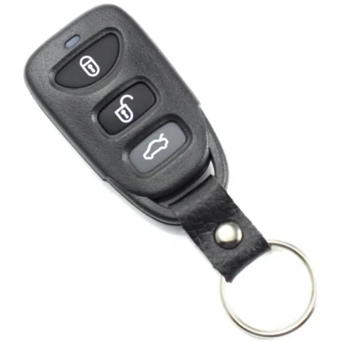 Carguard Carcasa pentru Cheie Hyundai cu 3 Butoane Negru