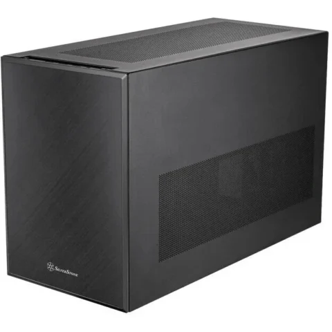 Silverstone Carcasa SST-SG17B Micro-ATX / Mini ITX Negru