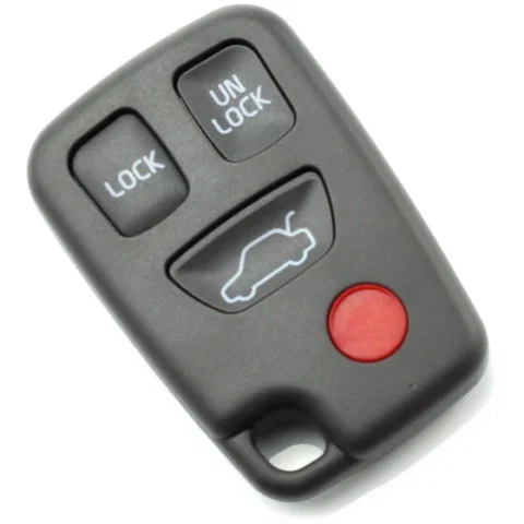 Carguard Carcasa pentru Cheie VOLVO 3+1 Butoane Negru