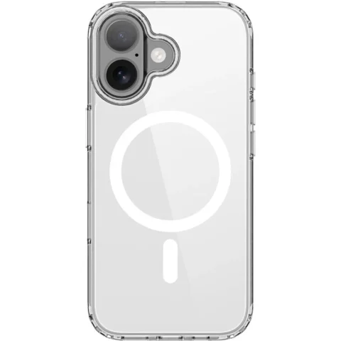 Nevox GPS StyleShell SHOCKFlex, transparent phone case, iPhone 17, compatible with MagSafe