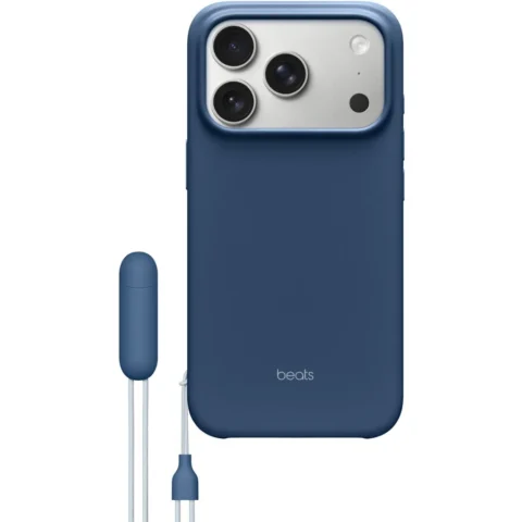 Apple GPS Beats Kickstand Case with MagSafe and Camera Control, Blue, iPhone 17 Pro