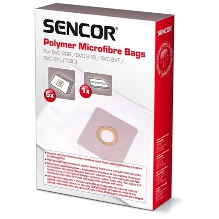 Sencor Aspirator SET 5 SACI MICROFIBRA ASPIRATOR SVC 8