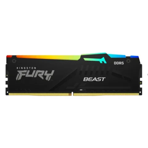 Kingston Memorie Fury Beast RGB 8GB (1x8GB) DDR5 6000MHz