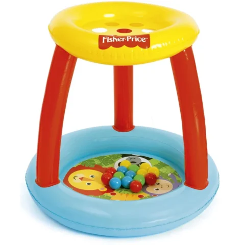 Bestway Centru de Joaca Gonflabil Fisher Price Piscina cu 15 Bile Varsta 2 Ani+ Multicolor Bestway Centru de Joaca Gonflabil Fisher Price Piscina cu 15 Bile Varsta 2 Ani+ Multicolor