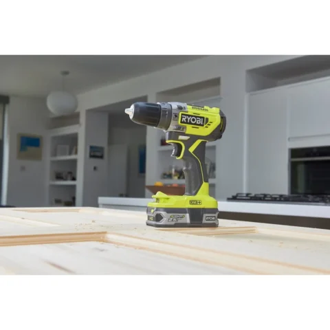 Ryobi Masina de gaurit ONE+ cordless impact drill R18PD5-220S, 18Volt (green/black, 2x Li-ion battery 2.0Ah)