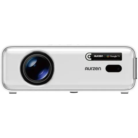 Aurzen Videoproiector Eazze D1G Rezolutie Full HD Google TV Wi-Fi Bluetooth Dolby Audio Alb