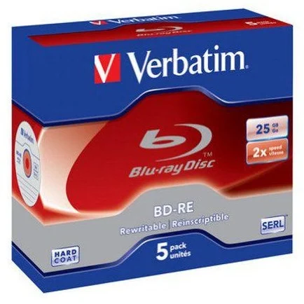 BD-RE Single Layer Verbatim 1 bucata, 2x, 25GB