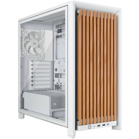 Corsair Carcasa FRAME 4000D Wood RS White-Oak