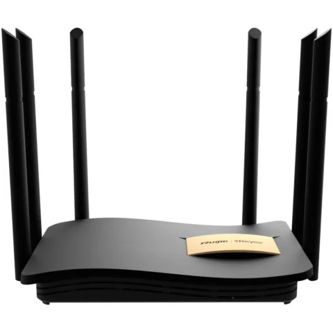 Reyee Router wireless RG-EW1200G Pro Gigabit AC1300 6 Antene Black