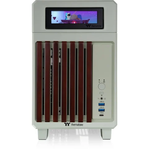 TR100 WS, Tower Case Light Green, Wood & Steel