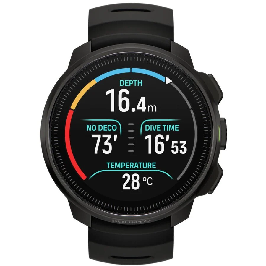 Suunto Ceas Sport Multifunctional Ocean pentru Scufundari si Outdoor Display AMOLED 1.43Inch Bluetooth All Black