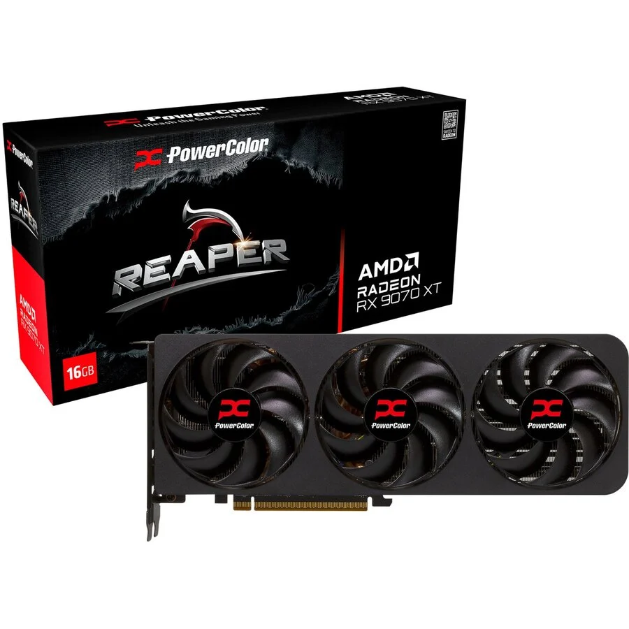 PowerColor Placa Video Radeon RX 9070 XT Reaper 16GB GDDR6 256-bit
