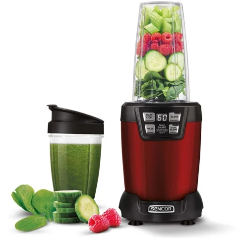 Sencor Blender Nutri Smoothie S-SNB6601RD 0.8 Litri + 1 Litru 1200W Red