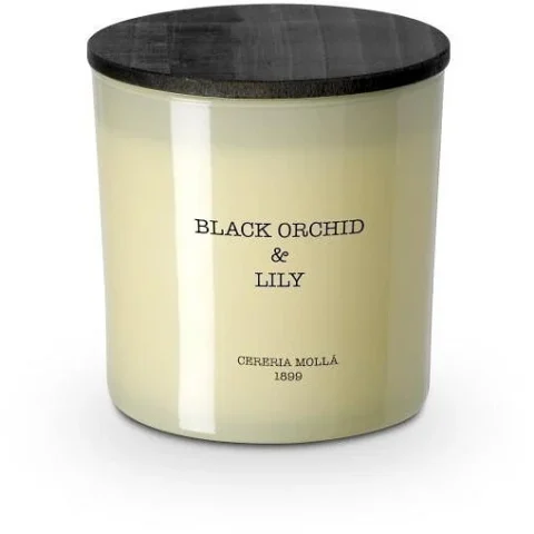 Cereria Molla Lumanare Parfumata 3 Fitile XXL Black Orchid Lily 600gr
