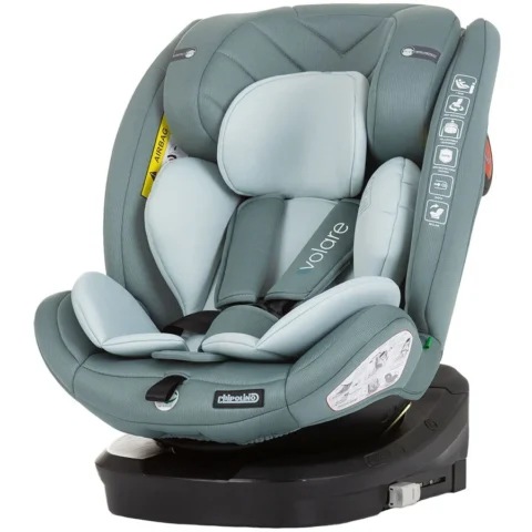 Chipolino Scaun Auto Copii Volare I-Size cu Isofix 40-150CM Varsta 0 – 12 Ani Maxim 36KG Verde