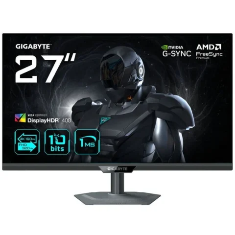 Gigabyte Monitor G27U 27inch UHD Gaming 160/320Hz IPS-Panel G-SYNC Compatible Negru